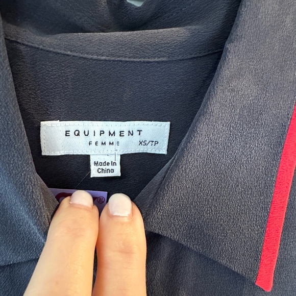 Equipment femme silk shirt dress size xs - Picture 6 of 6